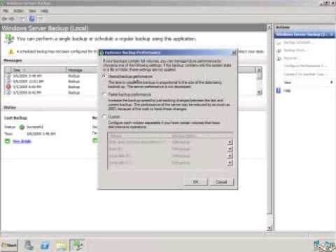 Windows server backup 2008 r2 настройка