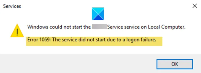 Logon Failure Message