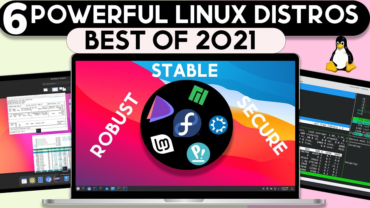 Top 6 POWERFUL Best Linux Distros 2021 | HIGH Performance Linux Distros