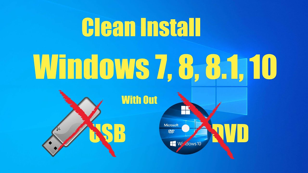 windows 7 clean install