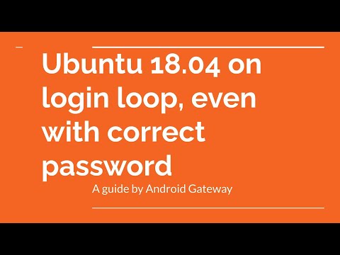 ubuntu login loop after update