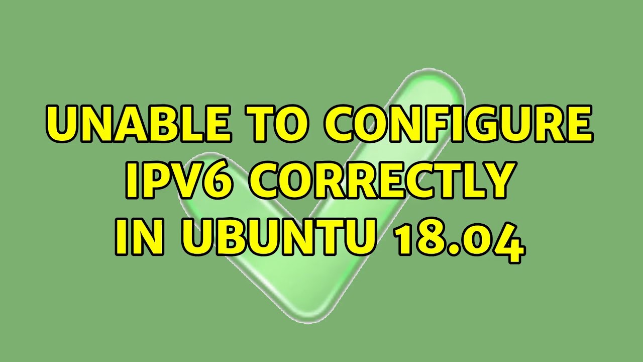 Ubuntu 18 отключить ipv6