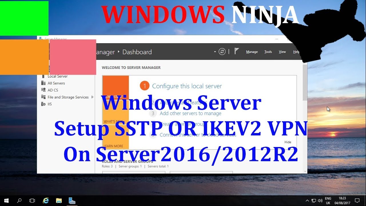 Настройка vpn server windows server 2016