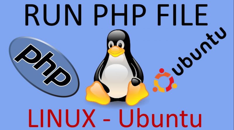 how to run php in linux