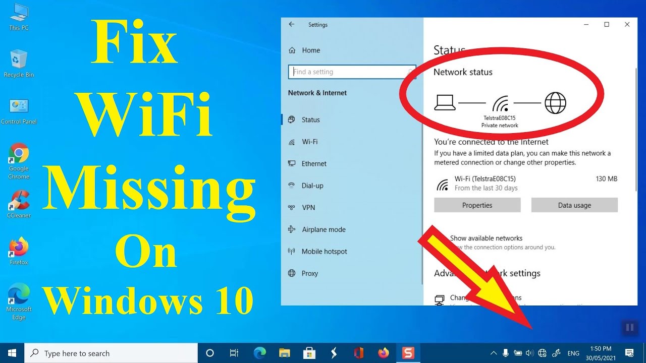 windows 11 no wifi settings