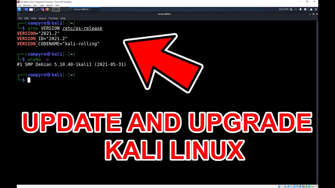 How To Update And Upgrade Kali Linux