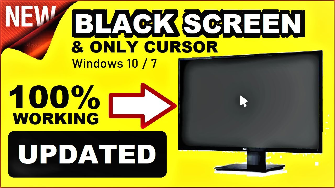 How to Fix Black Screen on Windows 10 Black Screen After Login Windows 10