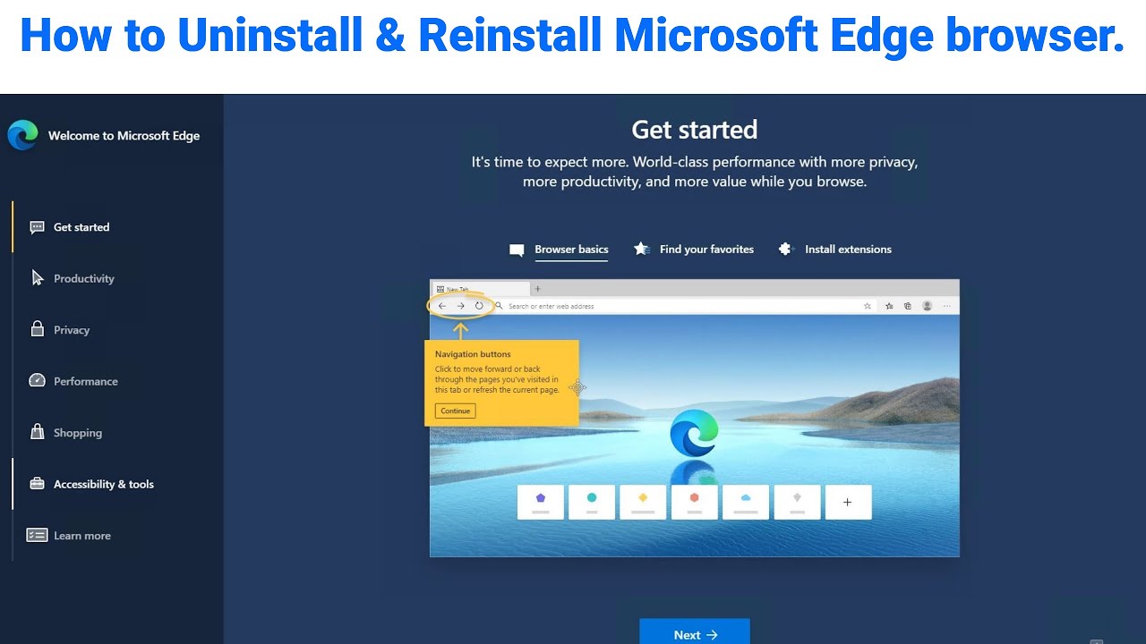 how to uninstall microsoft edge browser