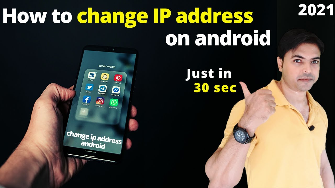 how to change ip address on android for free