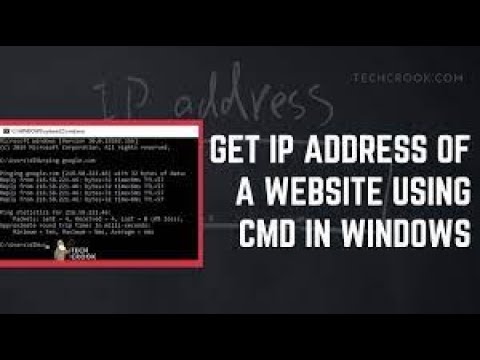 How to find IP address of any website using command prompt||find IP