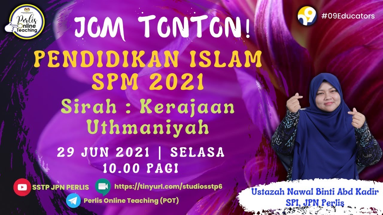 PENDIDIKAN ISLAM (KSSM) SPM 2021 [PERLIS ONLINE TEACHING 2021]