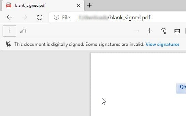 digital signature pdf