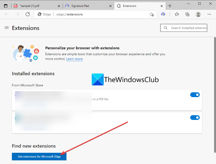 how to sign microsoft edge pdf