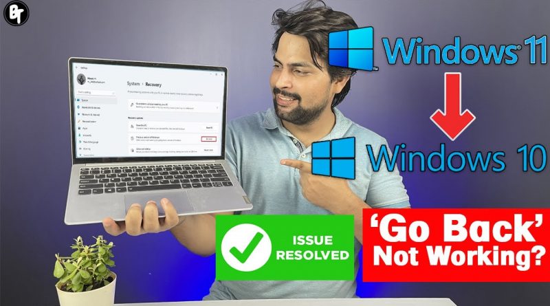 how to go from windows 11 to 10 without losing data