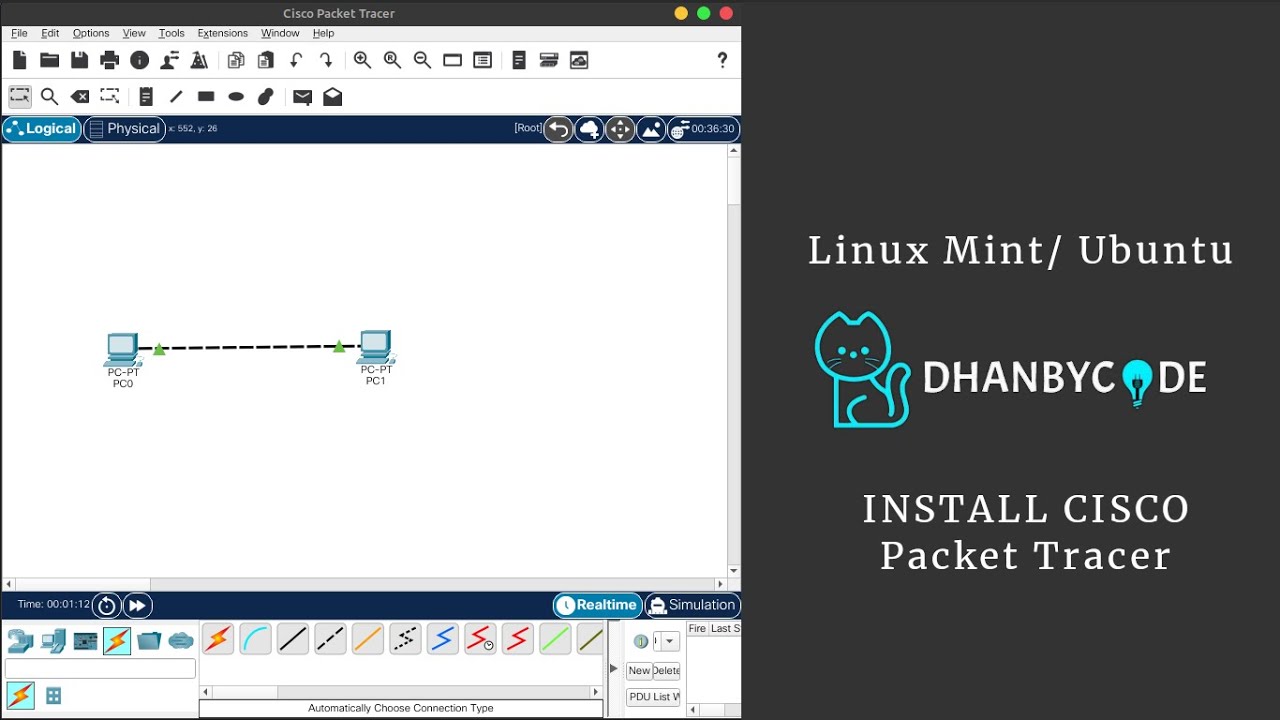 Как установить cisco packet tracer на linux