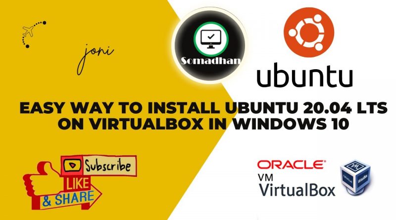 ubuntu install windows 10 virtualbox