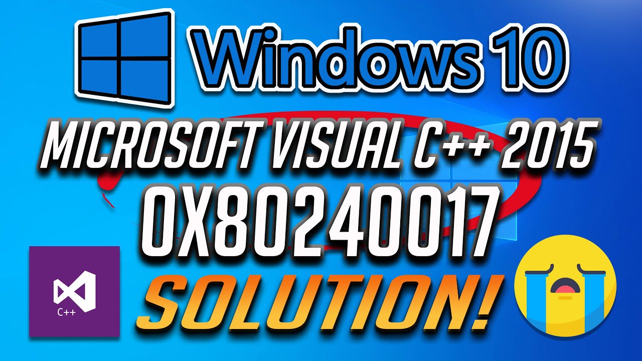 Microsoft Visual C++ (все версии) от 04.10.2023 instal the new for ios