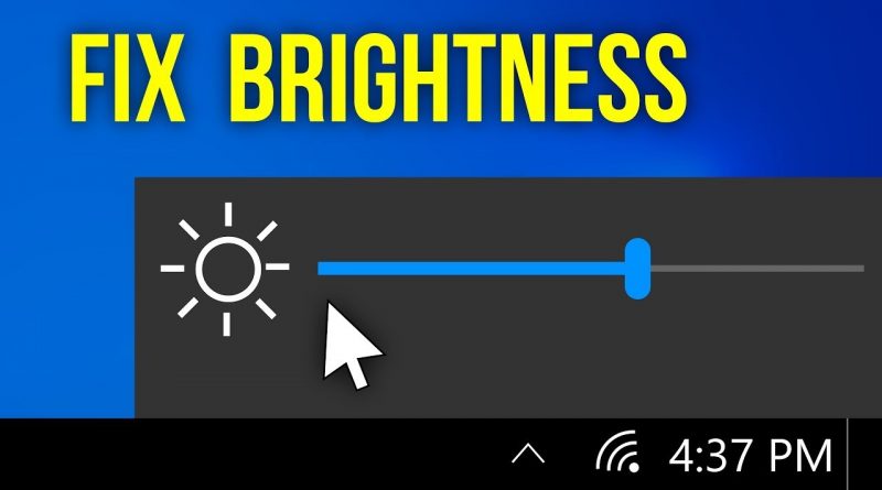 Fix Windows 11 Brightness Problem [100%Working]