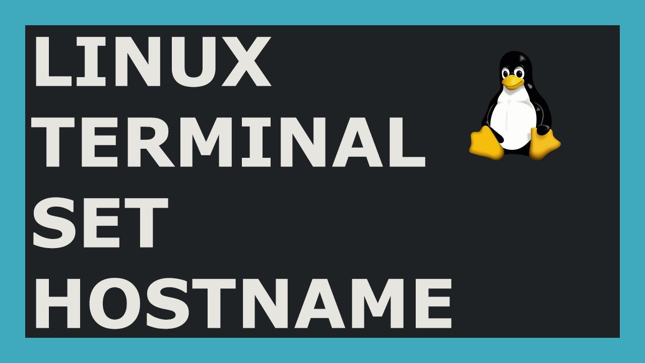 How To Set Hostname Using Linux Command Line > BENISNOUS