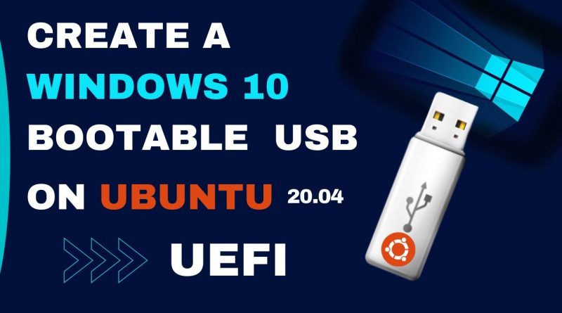 how to make a ubuntu bootable usb drive from windows