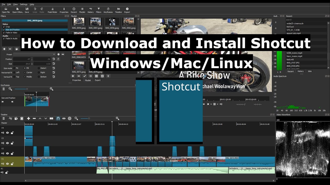 Shotcut 23.06.14 for mac instal free