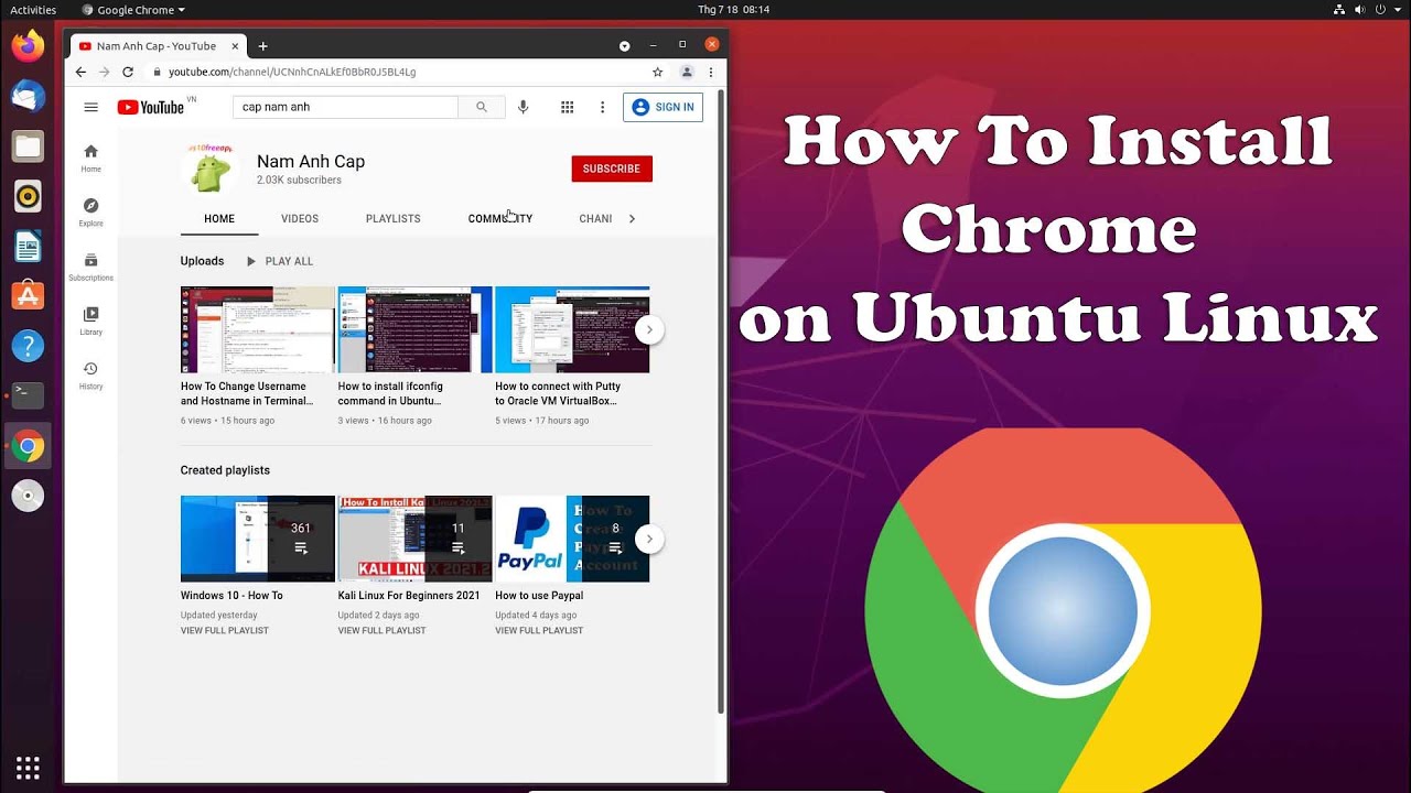 install google chrome on linux