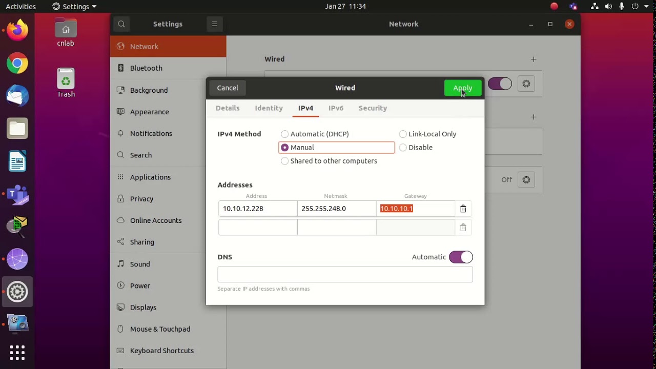 How To Configure Ip Address In Ubuntu Linux Static DHCP IP Address 