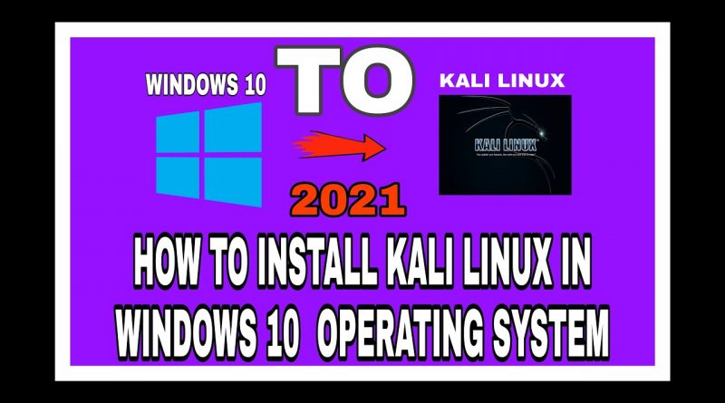 kali linux unter windows 10 installieren