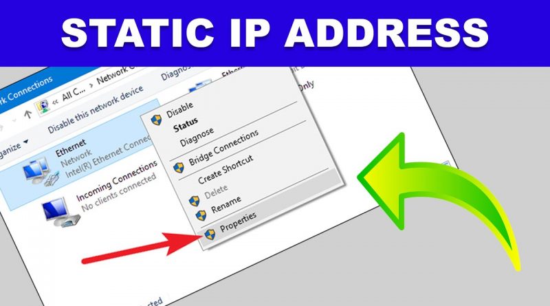 How To Make Static Ip Address In Windows Pro HOW TO