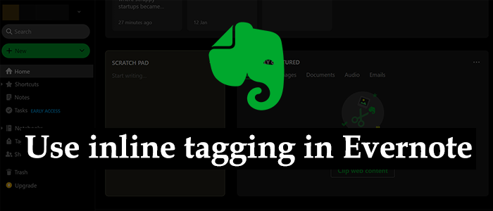 tagging in evernote