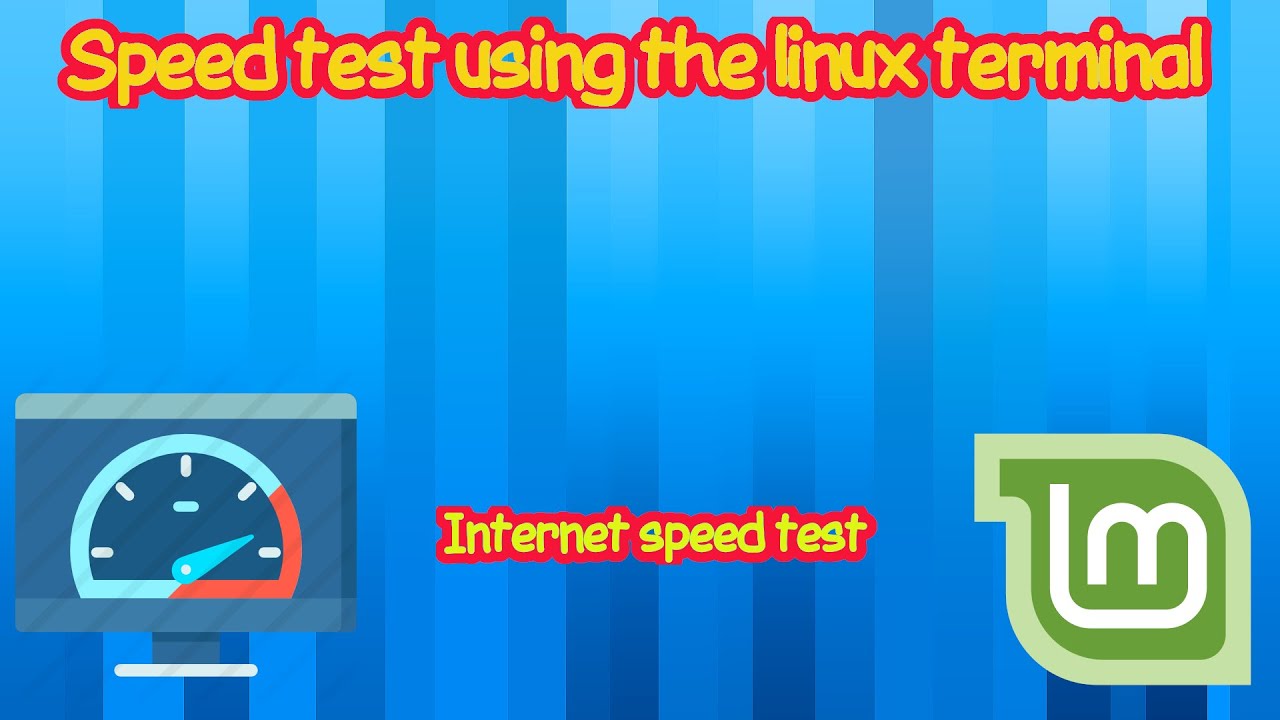 Internet Speed Test Linux Terminal