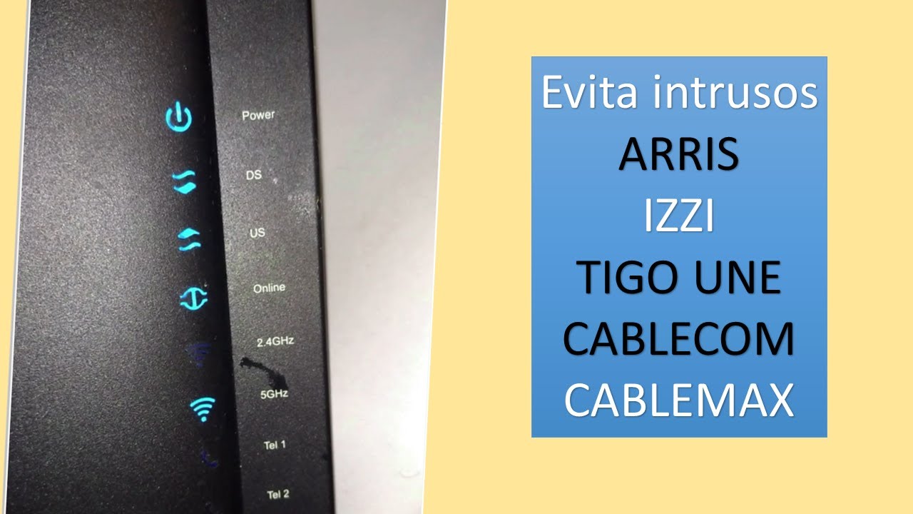 RESET Configuración Modem IZZI ARRIS TG2482, DHCP, canales y potencia