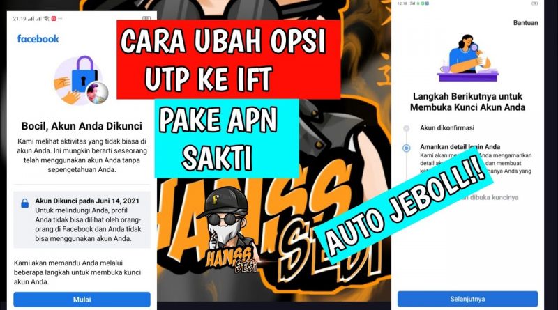 Cara Jebol Akun Sesi New, Opsi UTP-ITF(Pakai APN Sakti) - BENISNOUS