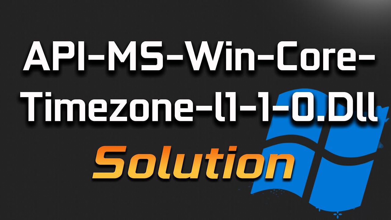 Отсутствует api ms win core timezone l1 1 0 dll