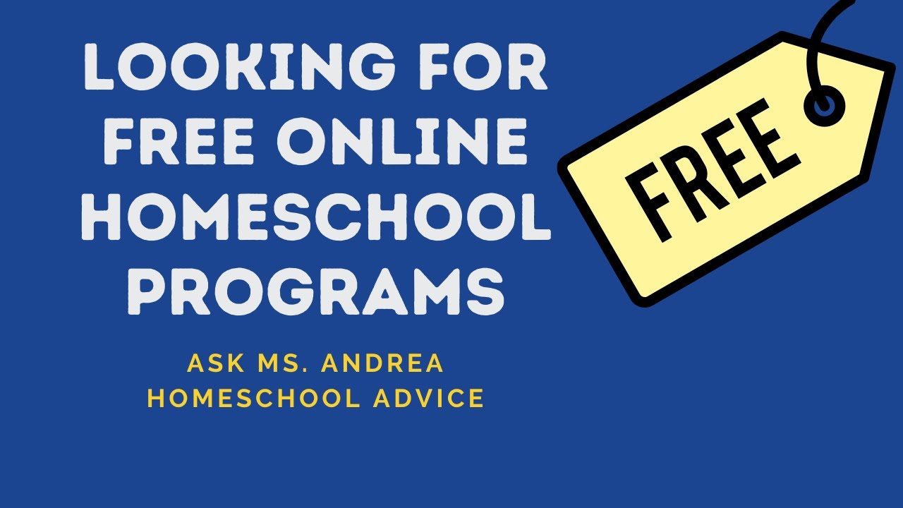 Free online homeschool curriculum | Advice for saving ...