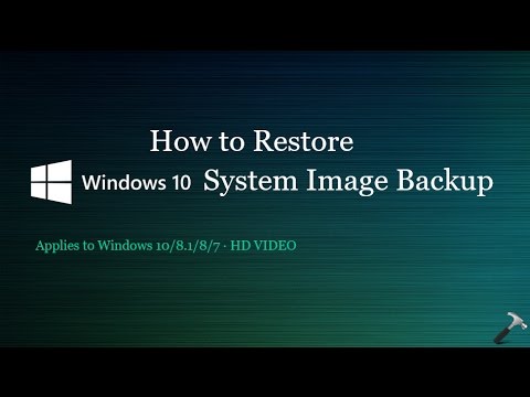 How To Restore Windows 10 System Image Backup – BENISNOUS