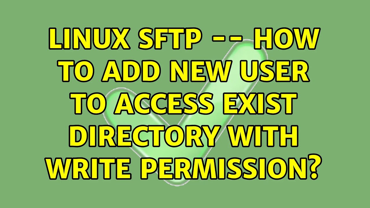 Linux настройка прав sftp