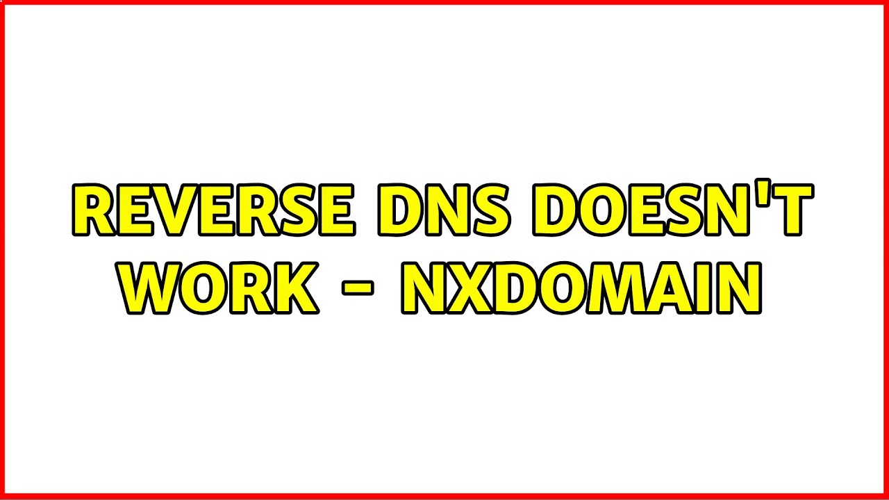 Reverse dns is not a valid hostname как исправить