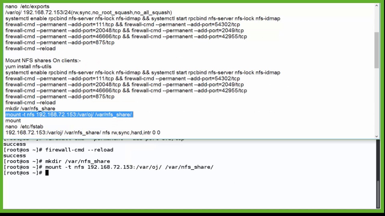 Setting Up Nfs Server Rhel 7