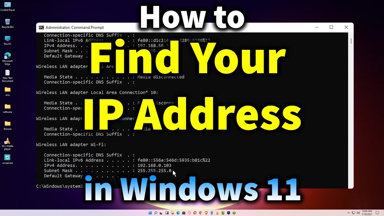 Windows 11 – How to Find Your IP Address – BENISNOUS