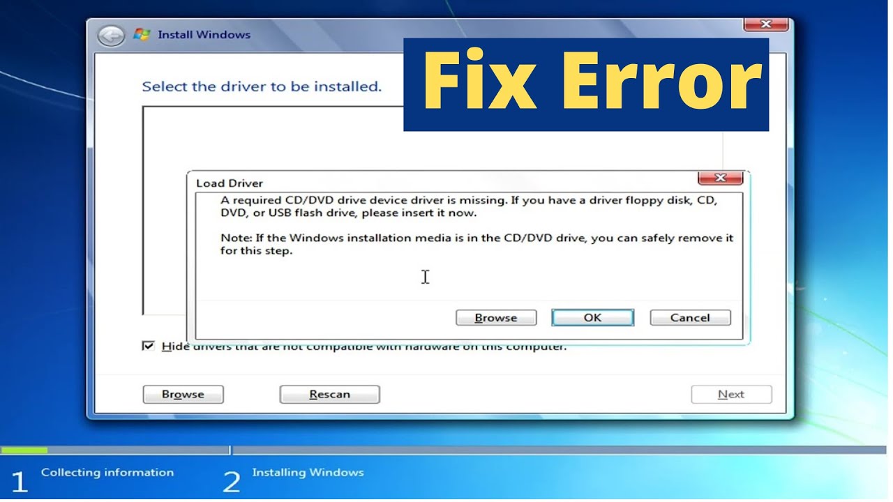 Select the driver to be installed windows 7 что делать