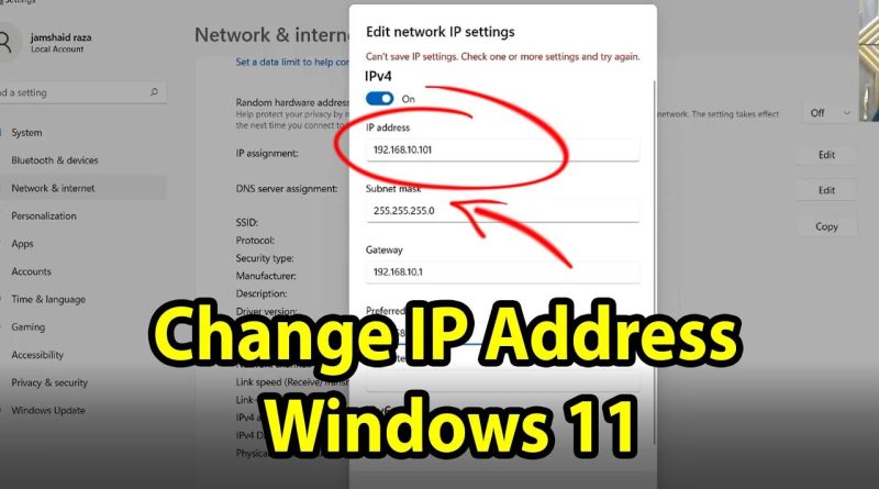 How to change IP address in Windows 11: Without any Software – BENISNOUS