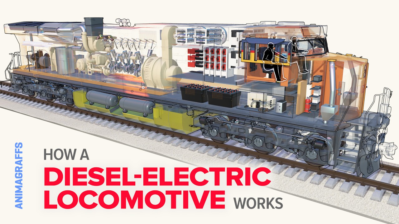 How a Diesel-Electric Locomotive Works