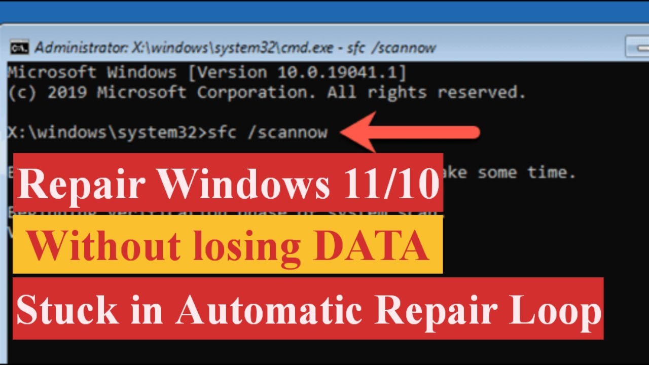 windows 11 repair without losing data