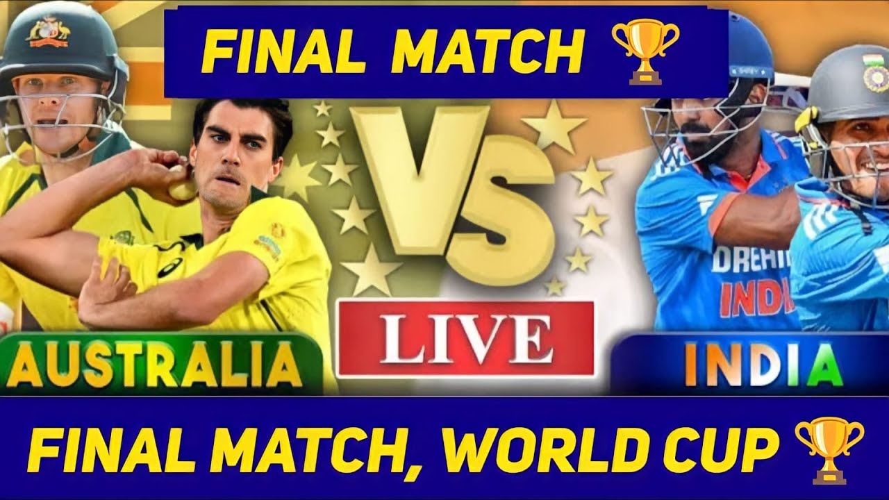 🔴LIVE CRICKET MATCH TODAY India vs Australia World Cup Final 2023