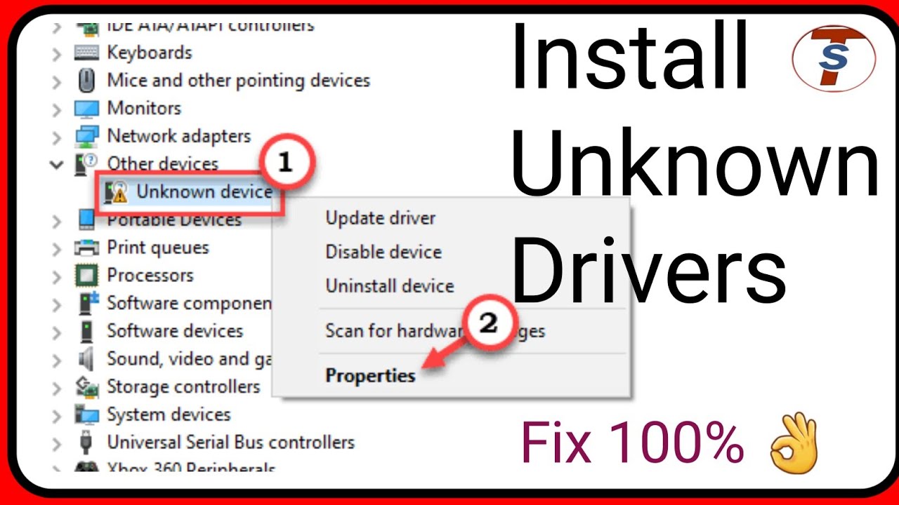 How To Install Unknown Device Driver In Windows 10