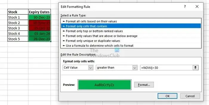 Conditional Formatting Approaching Due Date