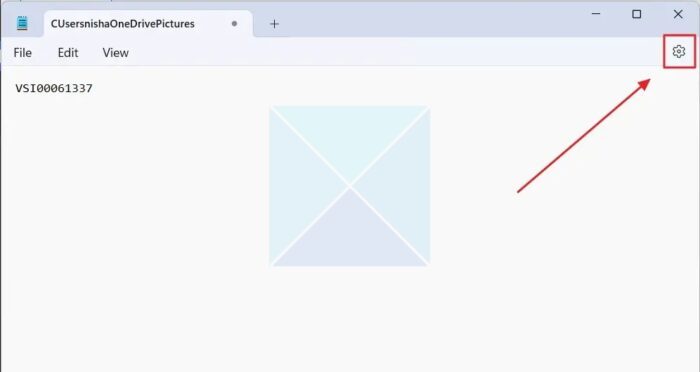 Open Notepads Settings