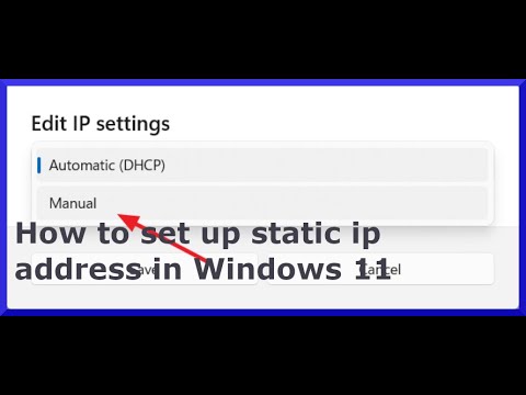 How to set up a static IP address in Windows 11 – BENISNOUS