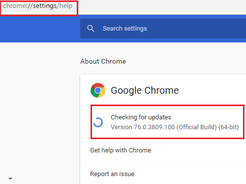 Update Google Chrome